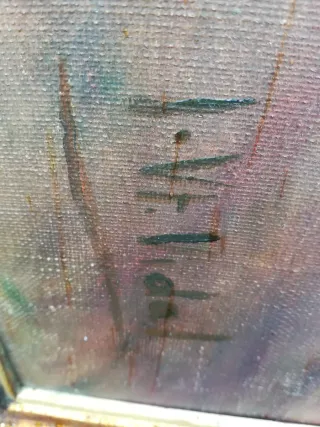 Cuadro Óleo Paisaje Europeo