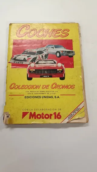 Album Cromos Coches Motor 16
