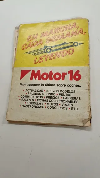 Album Cromos Coches Motor 16