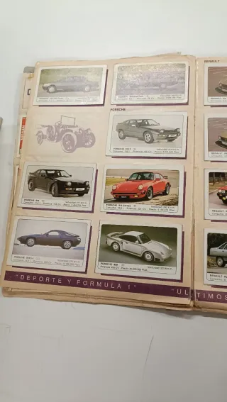 Album Cromos Coches Motor 16