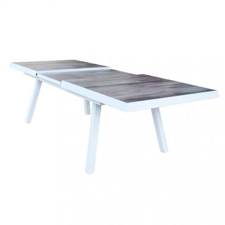 Tavolo da Esterno Estensibile in Alluminio e Gres