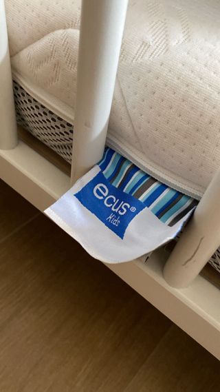 Cuna SMAGORA Ikea 120x60 con colchón Ecus Kids