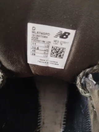 Zapatillas New Balance 574 Hombre Verde