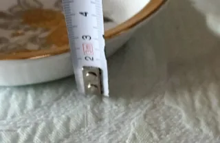 Bandeja Limoges Porcelana Francesa Dorada