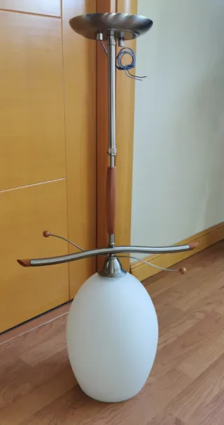 Lámparas de salón/dormitorio metal y madera