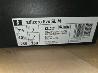 Zapatillas Adidas Adizero Evo SL M Talla 40. 2/3