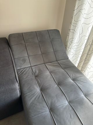 Sillón cama individual gris