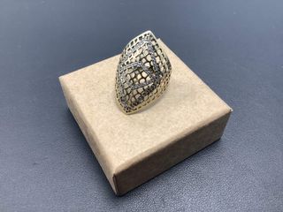 anillo oro 14k con piedra