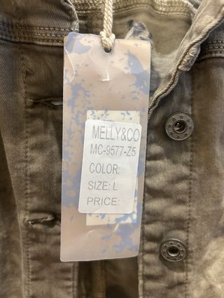 Cazadora corte vaquero mujer