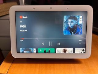 Google Home Mini Asistente Voz Gris/Blanco