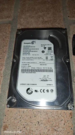 Disco Duro Seagate Barracuda 500GB