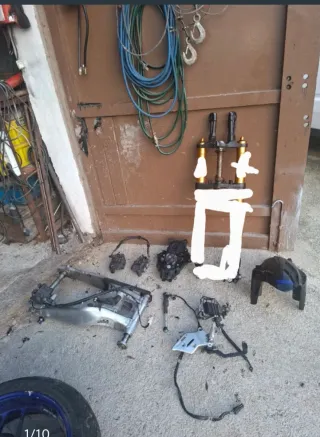 Despiece Yamaha MT-09 SP Horquillas y Rueda