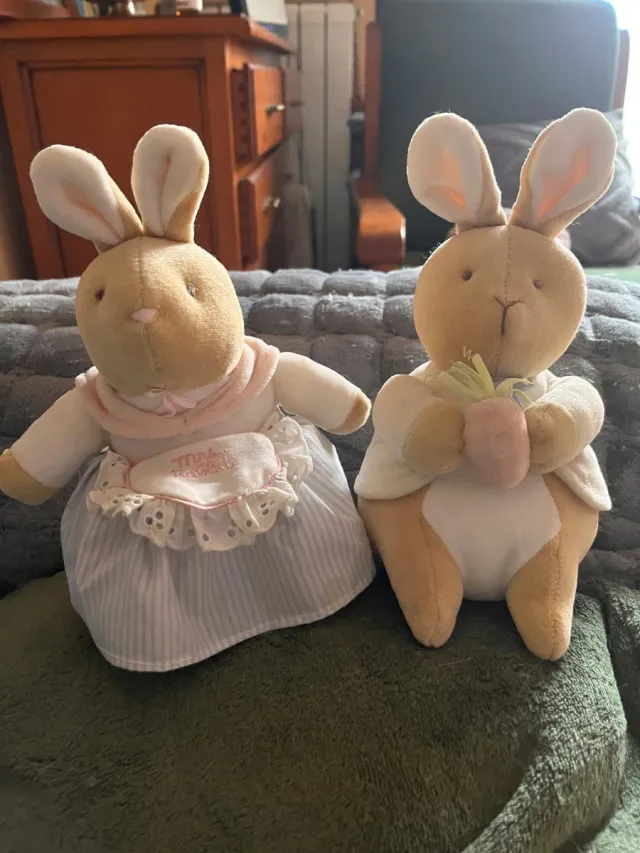 Peluches Mr & Mrs Rabbit