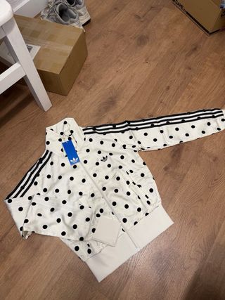 Adidas Chaqueta Satin Lunares Mujer