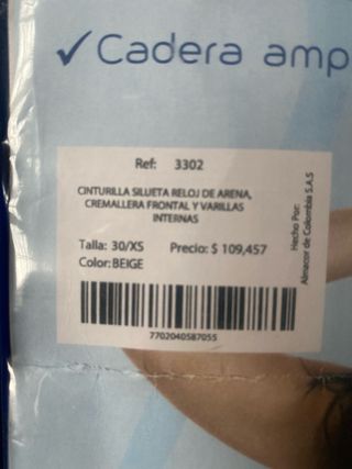 Faja Secret Romanza Siluetas Reloj Arena