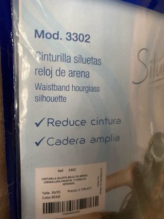 Faja Secret Romanza Siluetas Reloj Arena