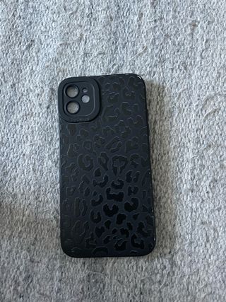 Custodia iPhone 11 Leopardo Nero