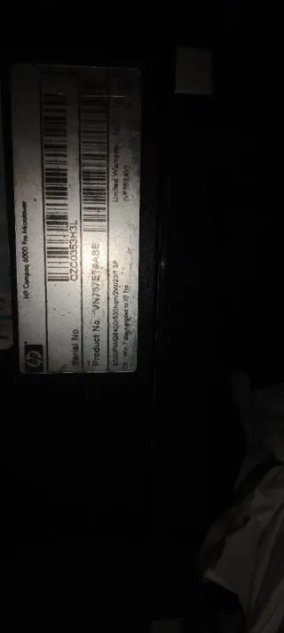 Ordenador Sobremesa HP Negro/Plata