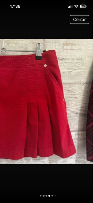 Dos  minifaldas talla S por 5,00€