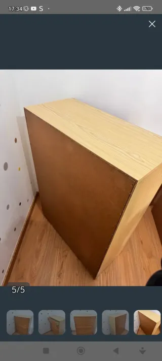 Cómoda de madera 6 cajones