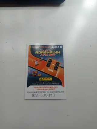 Carta Fútbol Panini Guler Real Madrid Edición Limi