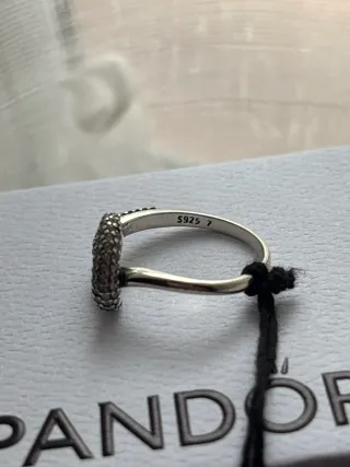 Anillo Pandora Corazón Infinito