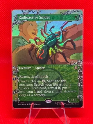 Radioactive Spider Foil SPM Magic The Gathering