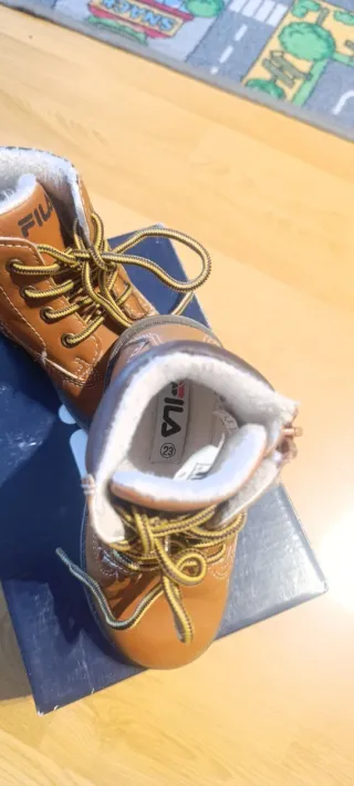 Botas Bebé Fila Marrones