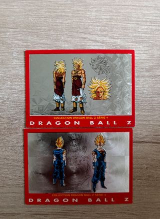Lote Cartas Dragon Ball Z Serie 4 Roja