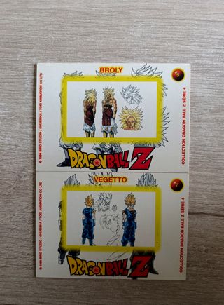 Lote Cartas Dragon Ball Z Serie 4 Roja