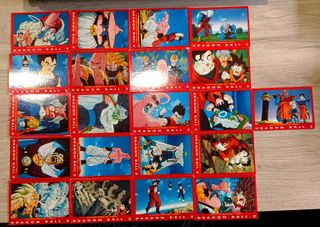 Lote Cartas Dragon Ball Z Serie 4 Roja