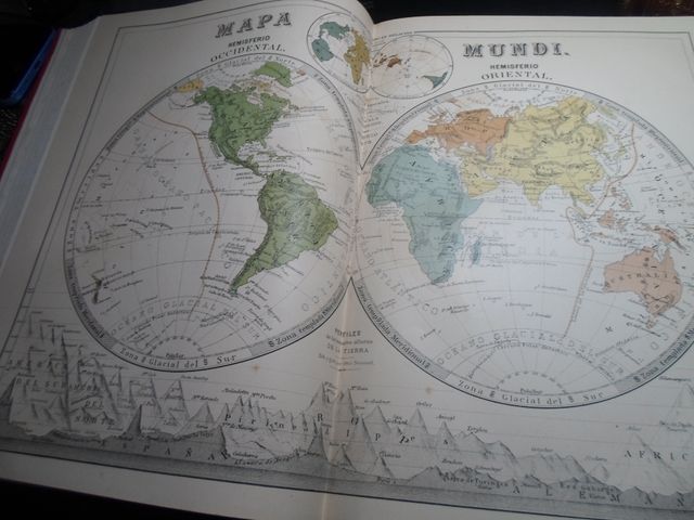Geografía Universal 4 Tomos - 1881 OFERTA