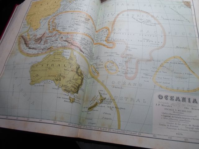 Geografía Universal 4 Tomos - 1881 OFERTA