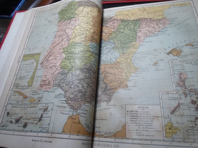 Geografía Universal 4 Tomos - 1881 OFERTA