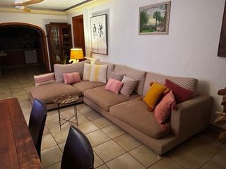 Sofá 4 plazas + chaiselongue XL