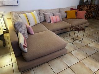 Sofá 4 plazas + chaiselongue XL