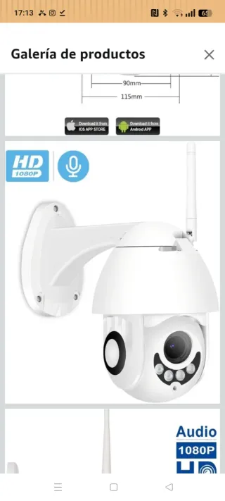 Cámara Vigilancia Wifi Smart