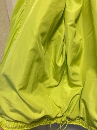 Cazadora acolchada Parfois verde/amarilla