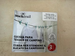 Cuerda tendedero Rocktrail camping 180cm