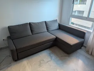 Sofá Cama Ikea L con Almacenamiento
