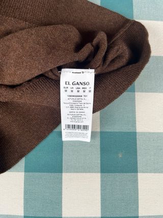 Jersey El Ganso Marrón Talla M