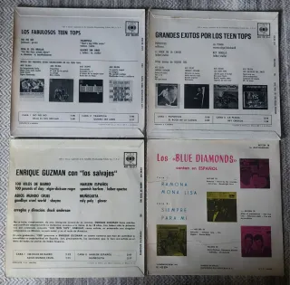 Lote 4 vinilos rock latino