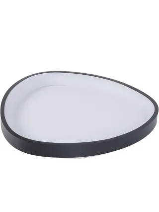 Lámpara Techo LED Triangular Negra/Blanca