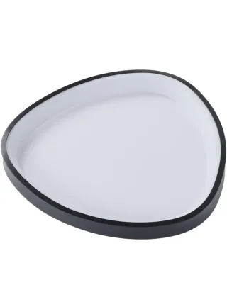 Lámpara Techo LED Triangular Negra/Blanca