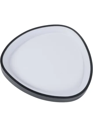 Lámpara Techo LED Triangular Negra/Blanca