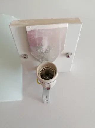 Aplique de pared cristal y metal