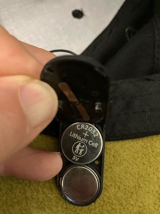 Gorra Negra con Linterna LED