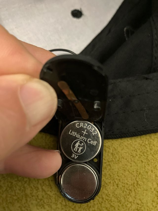 Gorra Negra con Linterna LED