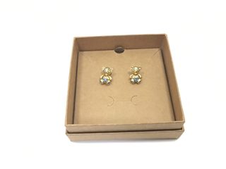 pendientes oro 18k con piedra