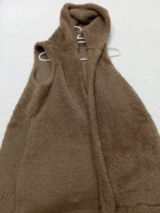 Chaleco Teddy Marrón Talla Única